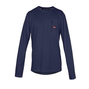 Wrangler Men's Moisture Wicking Waffle Thermal Pull-On Long Sleeve Tee Shirt Lg